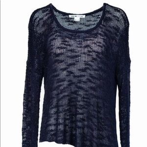 Helmut Lang Dark Knit Top